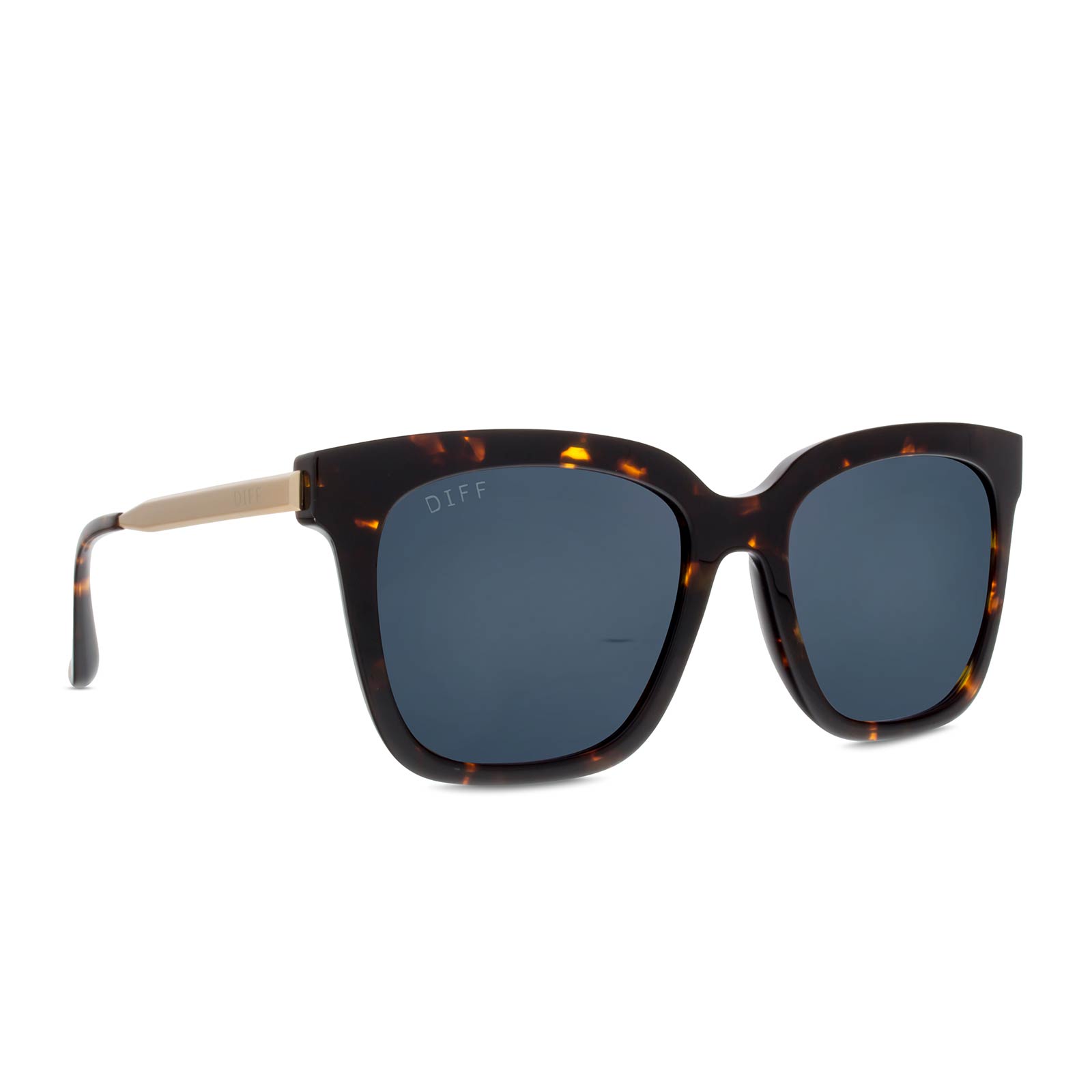 Bella Sunglasses — Tortoise + Grey Polarized