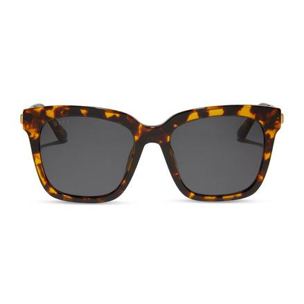 Bella Sunglasses — Tortoise + Grey Polarized
