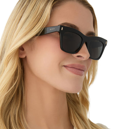Bradley Sunglasses — Black + Grey Polarized