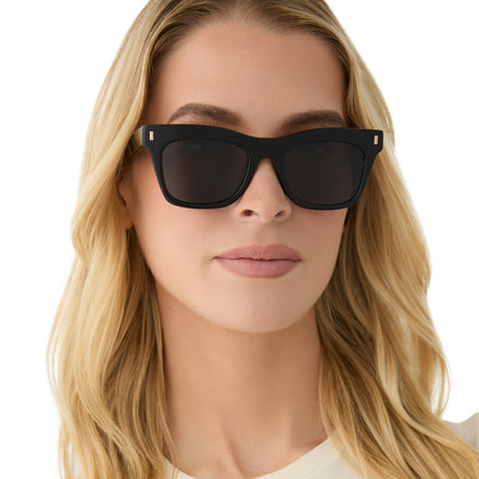 Bradley Sunglasses — Black + Grey Polarized