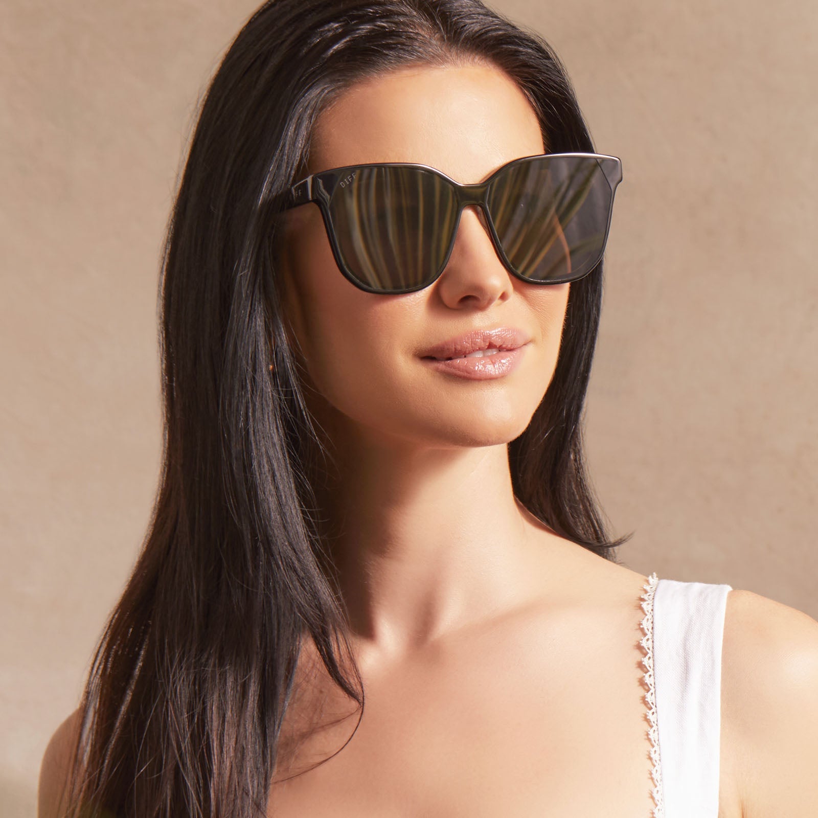 Gia Sunglasses — Black + Grey