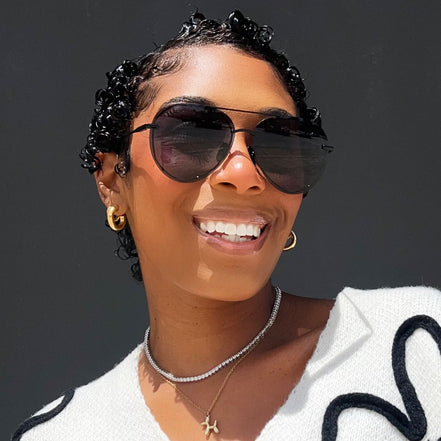 Lenox Sunglasses — Black + Grey