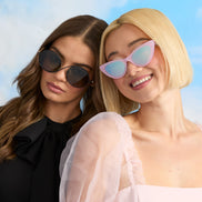 Elphaba Wire Frame Sunglasses — Black Wire + Emerald Tint Gradient