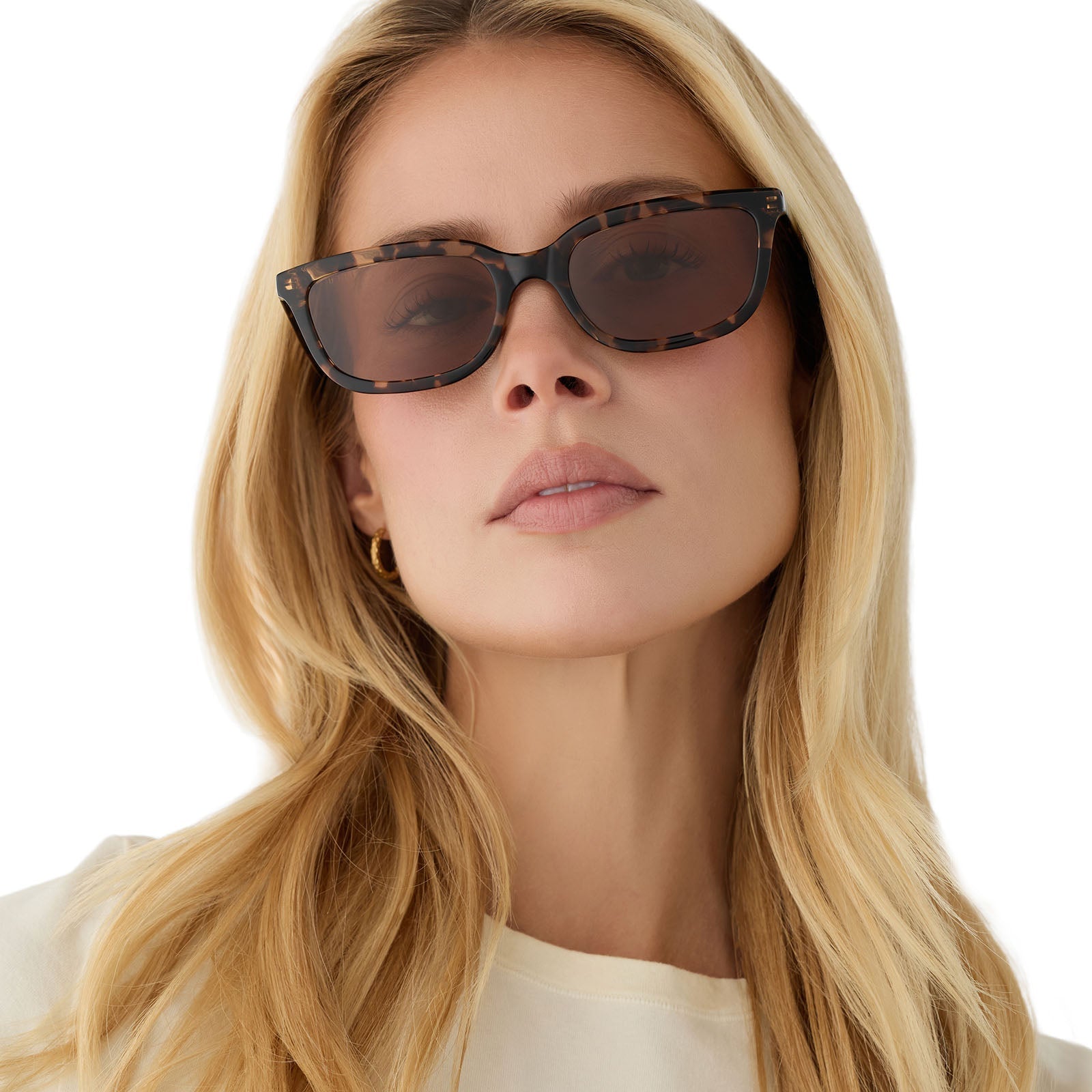 Hannah Sunglasses — Espresso Tortoise + Brown Polarized