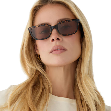 Hannah Sunglasses — Espresso Tortoise + Brown Polarized