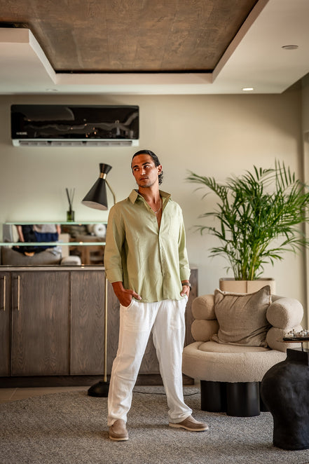 Old Money Linen Combo (Longsleeve)