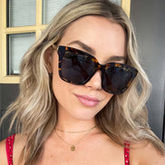 Bella Sunglasses — Tortoise + Grey Polarized