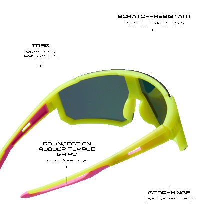 Heat Sunglasses — Matte White + Sunset Mirror Polarized