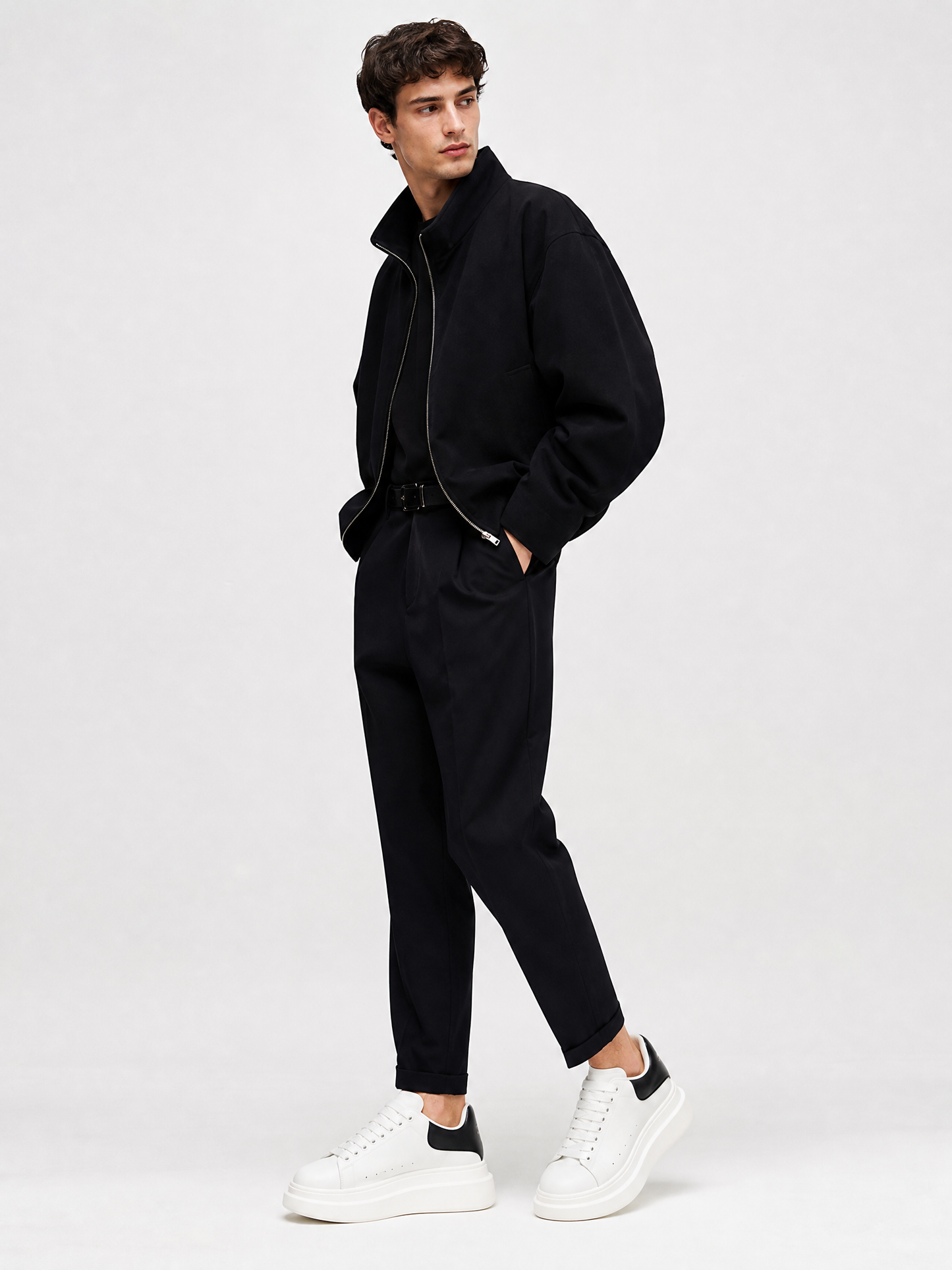 Oversized Sneaker White Black