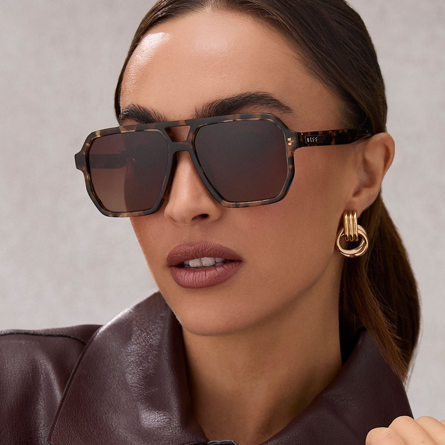 Cameron - Espresso Tortoise + Brown Gradient + Polarized Sunglasses