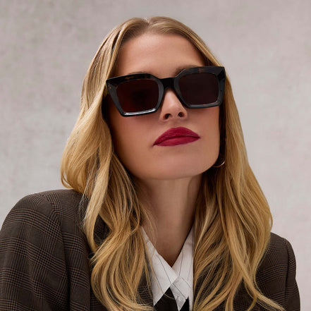 Greer Sunglasses — Espresso Tortoise + Brown Gradient Polarized