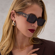 Indy Sunglasses — Espresso Tortoise + Grey
