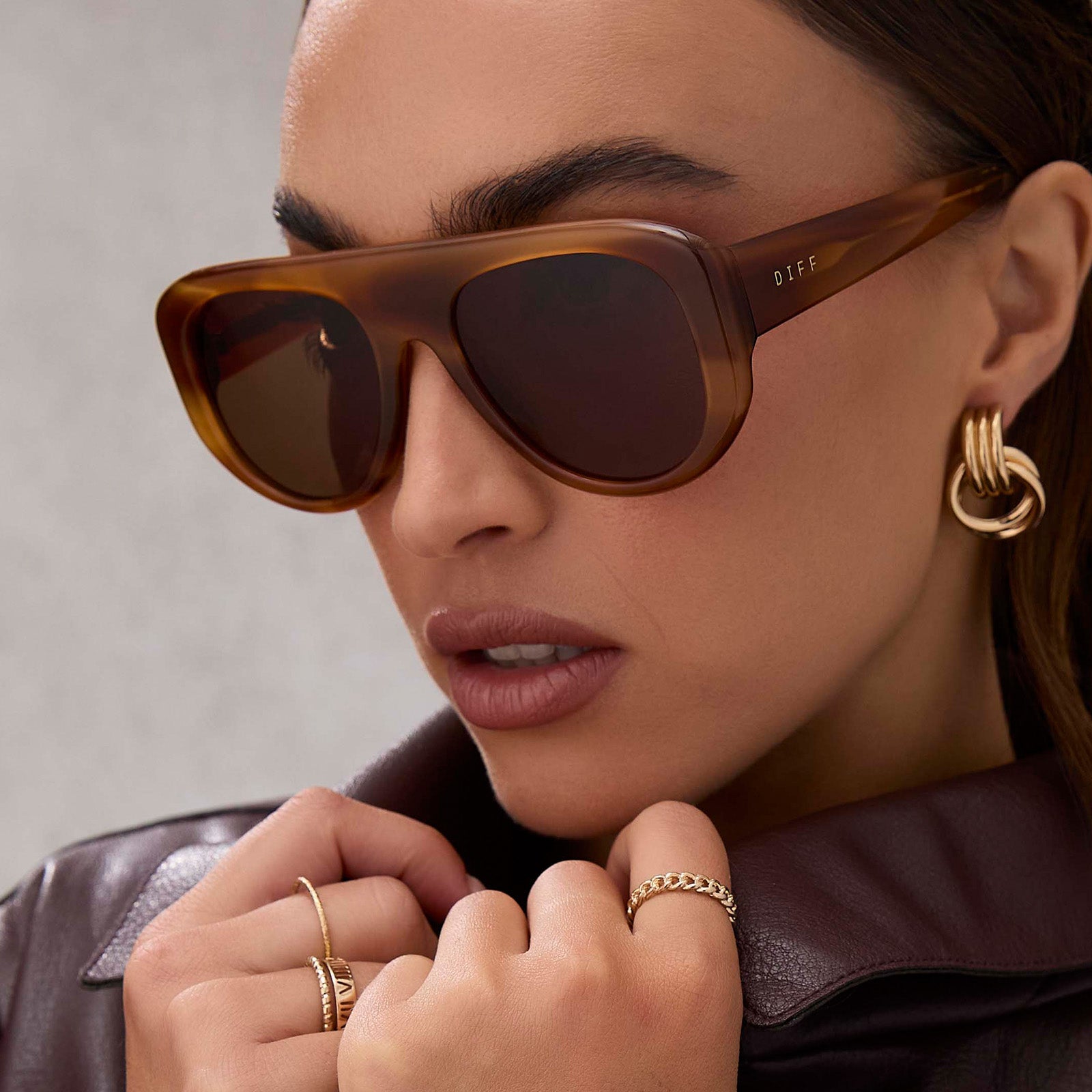 Morgan Sunglasses — Tawny Tortoise + Brown