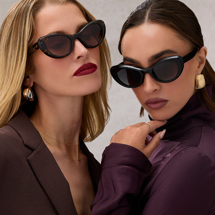 Zaria Sunglasses — Espresso Tortoise + Brown Gradient