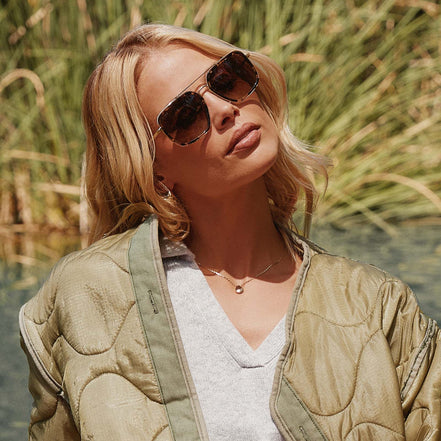 Jordan Sunglasses — Espresso Tortoise + Brown Gradient Polarized