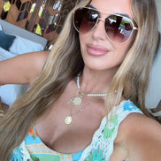 Dash Sunglasses — Brushed Gold + Coffee Gradient
