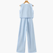Classy Lady - Linen Two-piece Set