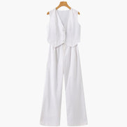 Classy Lady - Linen Two-piece Set