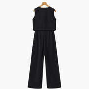 Classy Lady - Linen Two-piece Set
