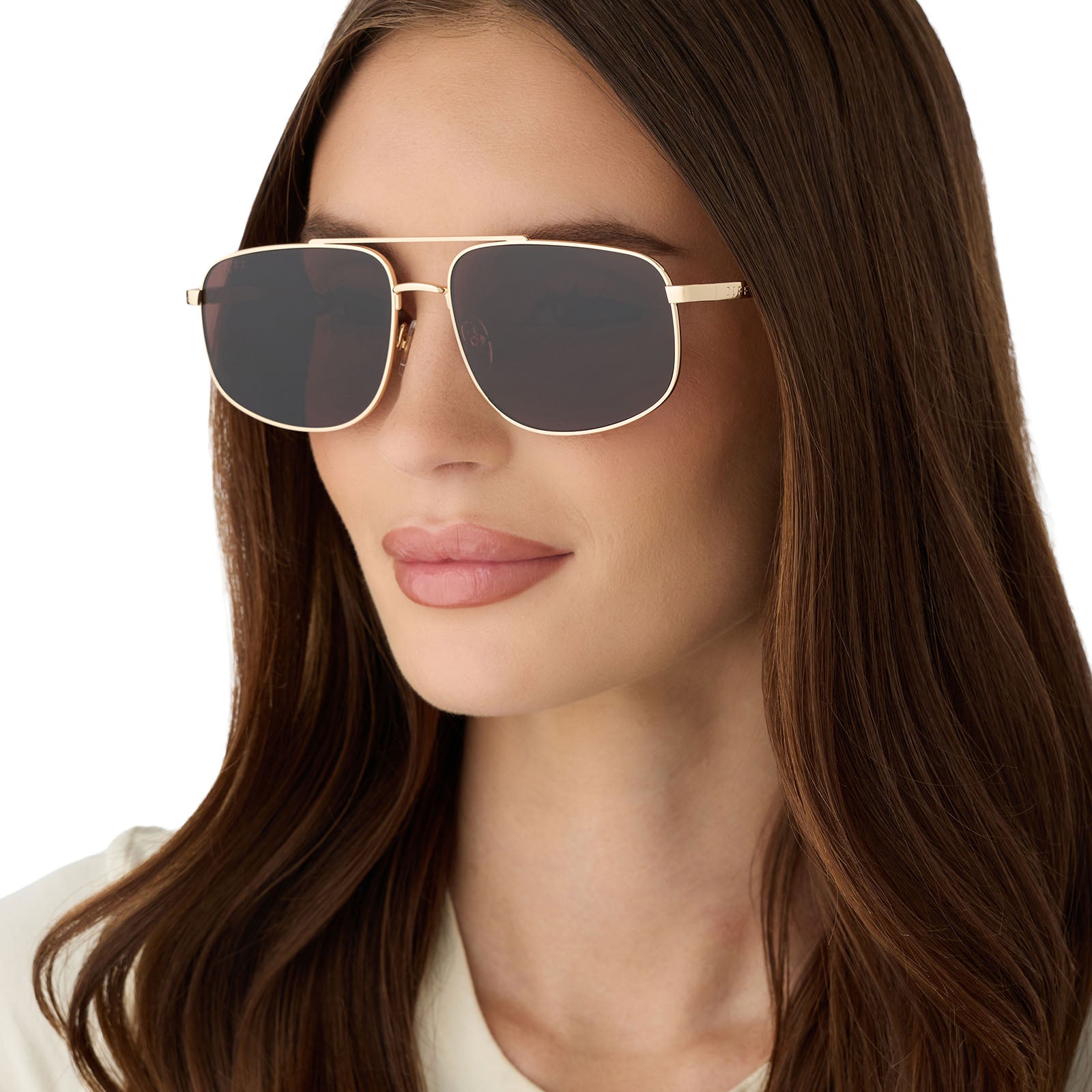 Charley Sunglasses — Gold + Brown Polarized