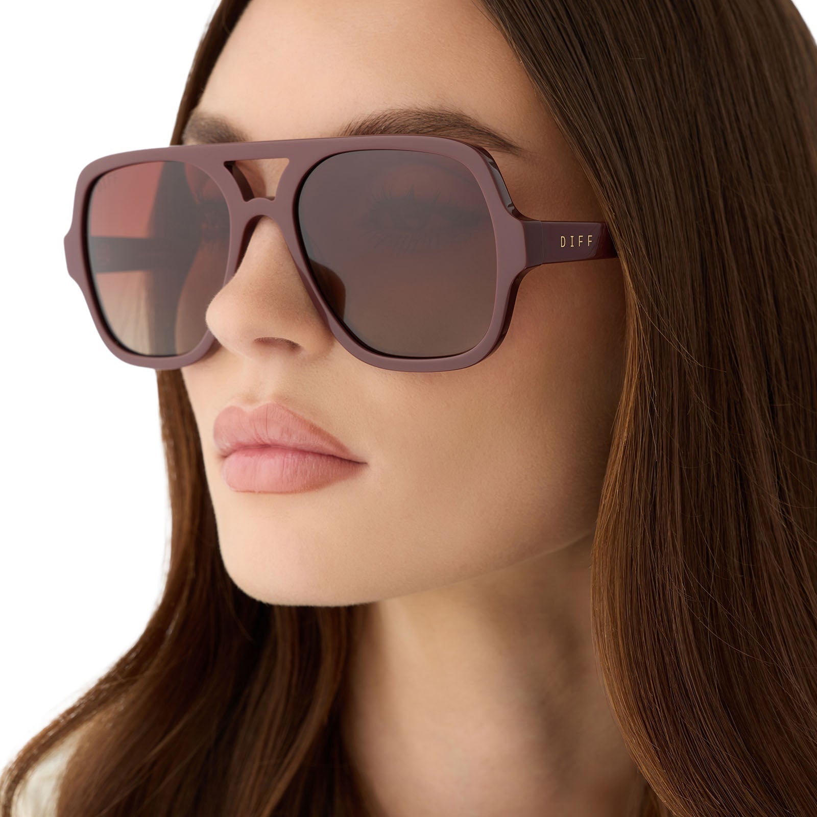 Layton Sunglasses — Rugby Red + Brown Gradient Polarized