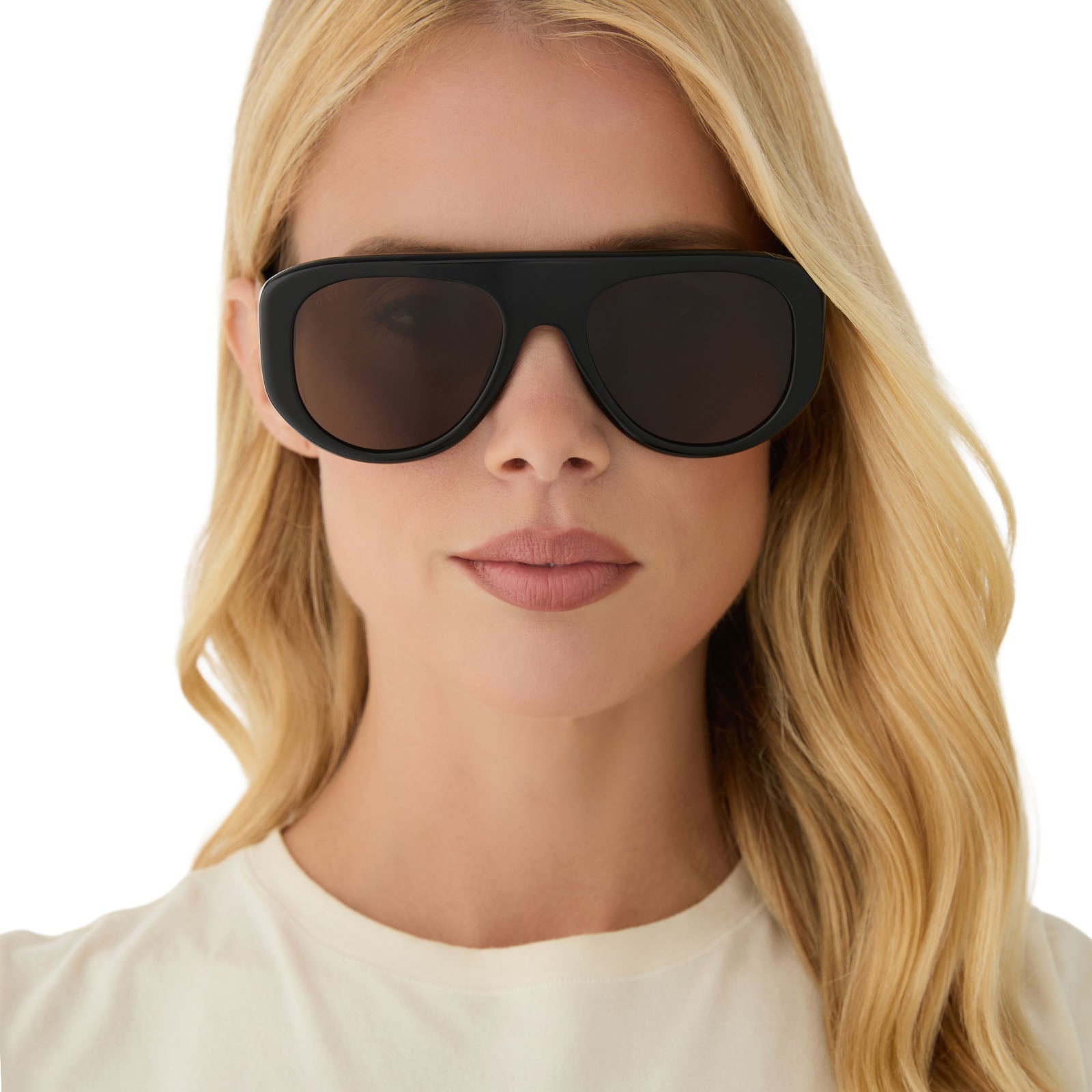 Morgan Sunglasses — Black + Brown Polarized