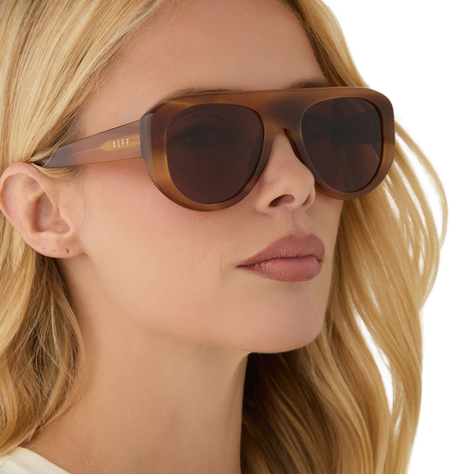 Morgan Sunglasses — Tawny Tortoise + Brown
