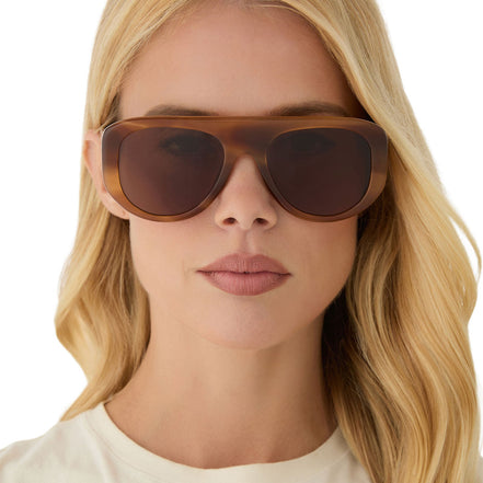 Morgan Sunglasses — Tawny Tortoise + Brown