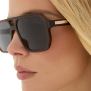 Cameron Sunglasses — Whiskey + Grey Polarized
