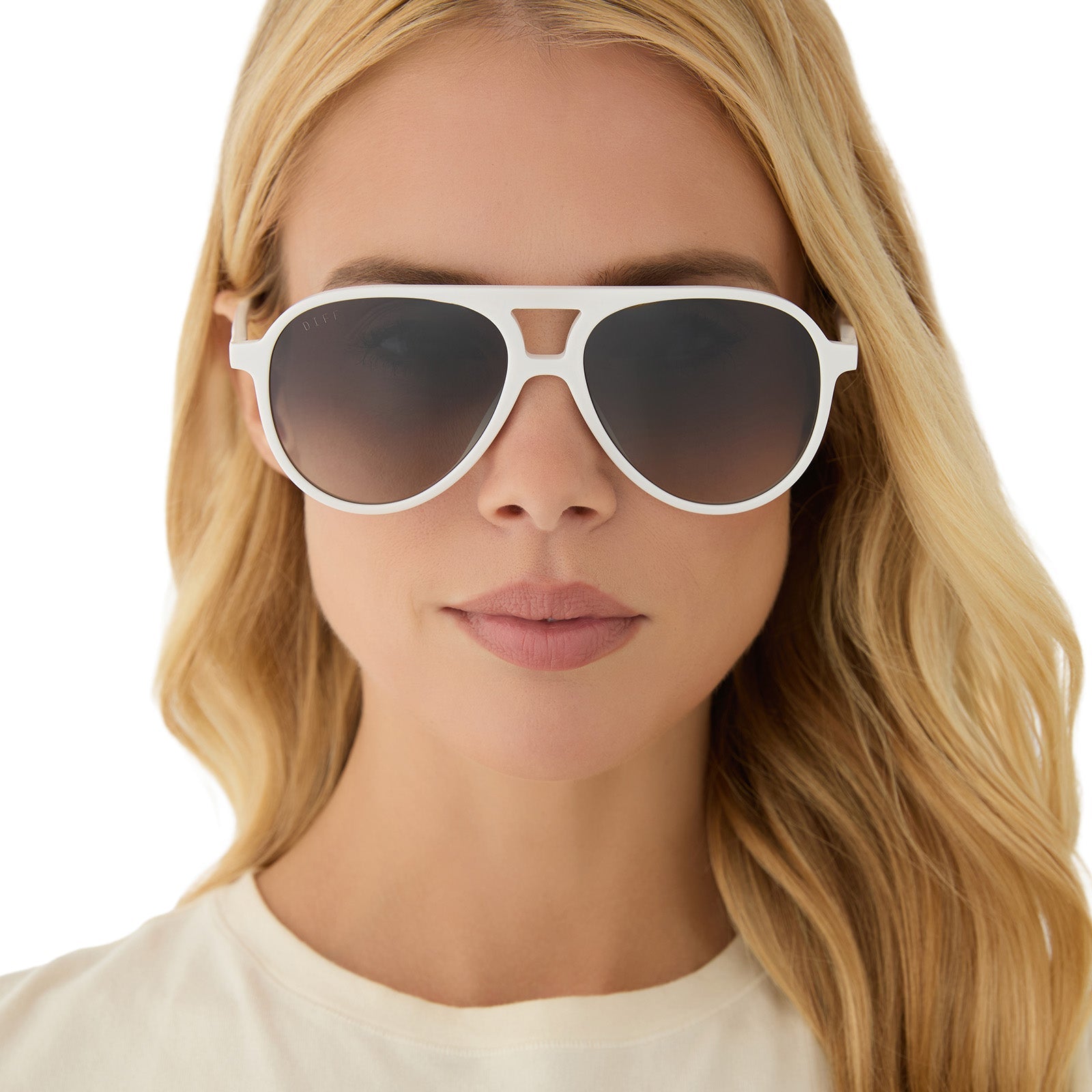 Tosca II Sunglasses — Grey Gradient Silver Flash