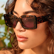 Indy Sunglasses — Espresso Tortoise + Grey