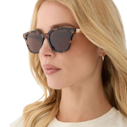 Bridget Sunglasses — Espresso Tortoise + Brown Polarized