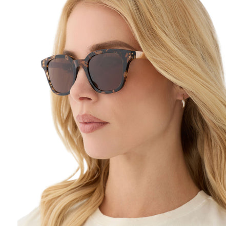 Bridget Sunglasses — Espresso Tortoise + Brown Polarized