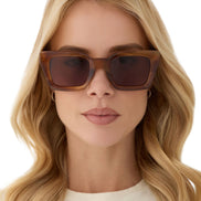Greer Sunglasses — Tawny Tortoise + Brown