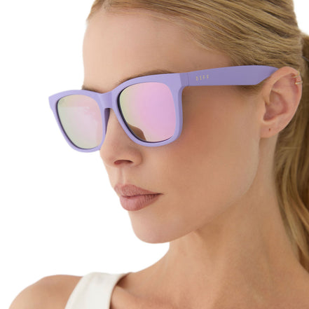 Storm Sunglasses — Matte Lavender + Lavender Mirror Polarized