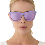 Storm Sunglasses — Matte Lavender + Lavender Mirror Polarized