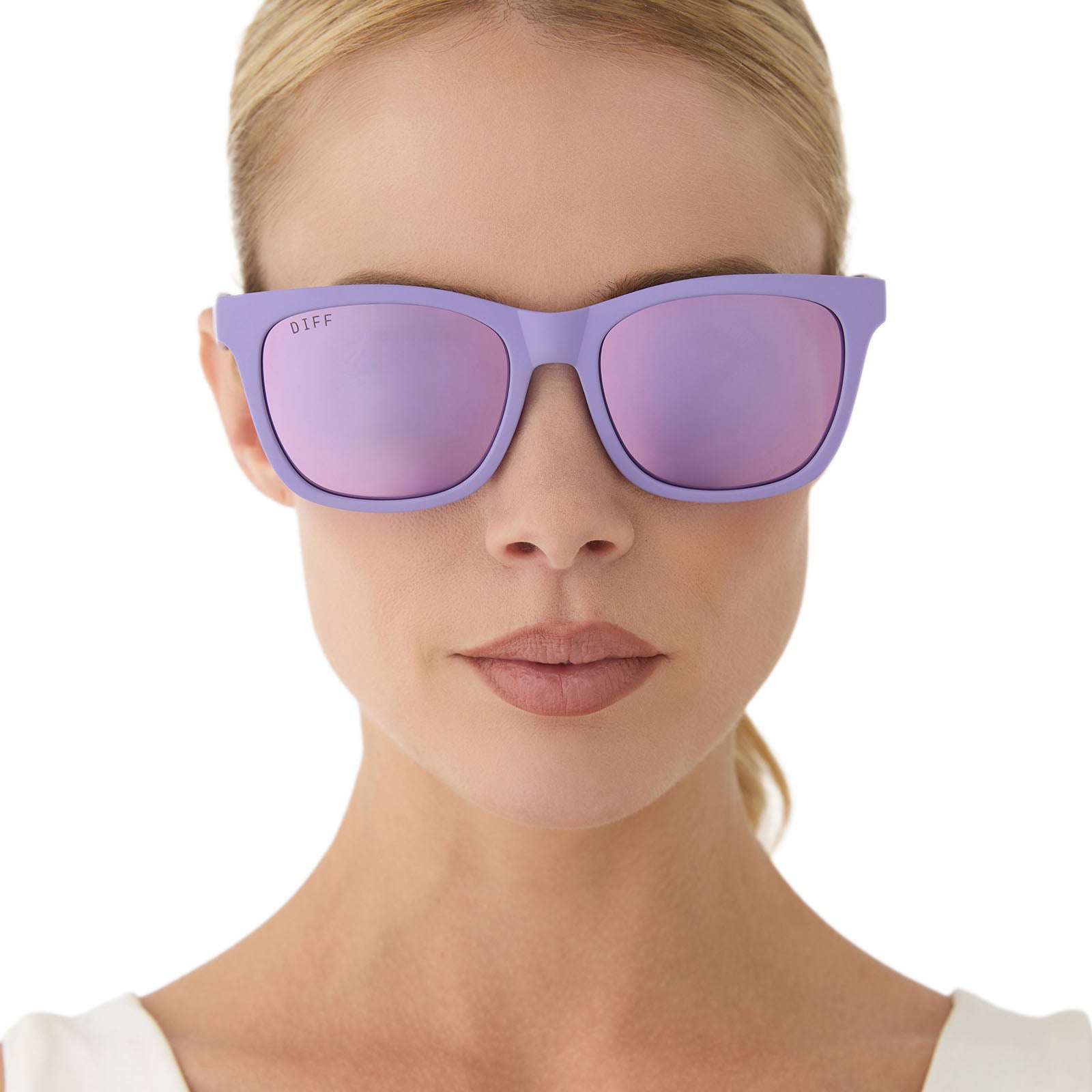 Storm Sunglasses — Matte Lavender + Lavender Mirror Polarized