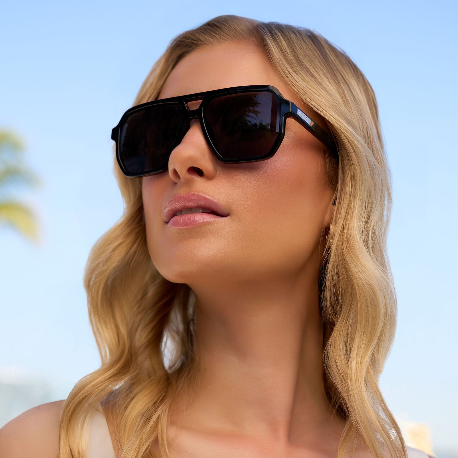 Cameron Sunglasses — Black + Grey Polarized