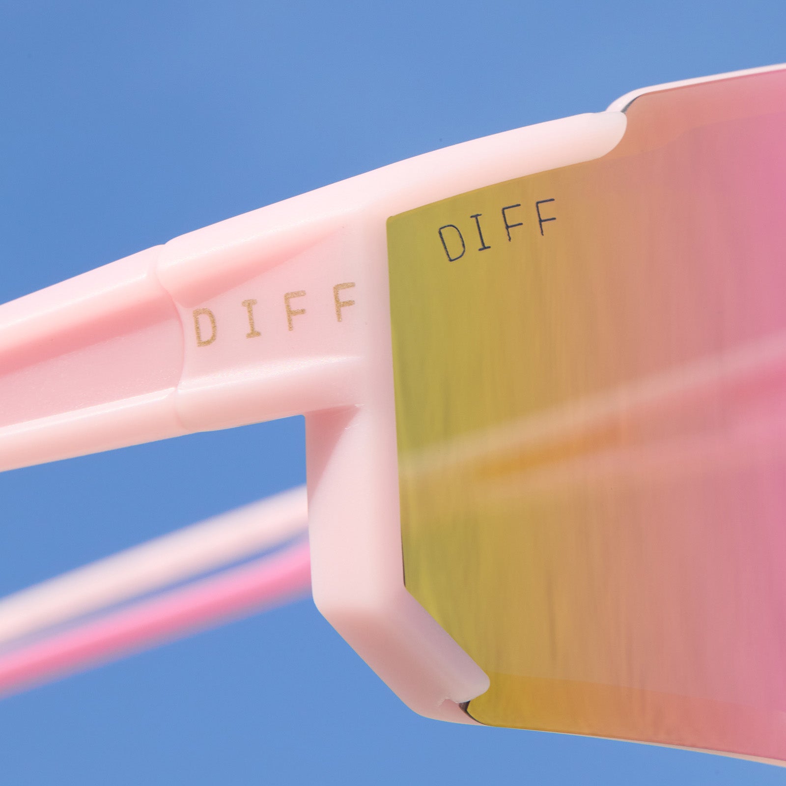 Heat Sunglasses — Matte Baby Pink + Pink Rush Mirror Polarized