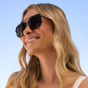 Jordan Sunglasses — Black + Grey Polarized