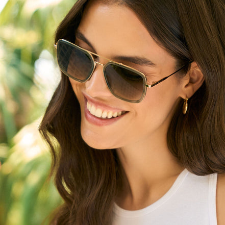 Jordan Sunglasses — Cool Matcha + Matcha Gradient