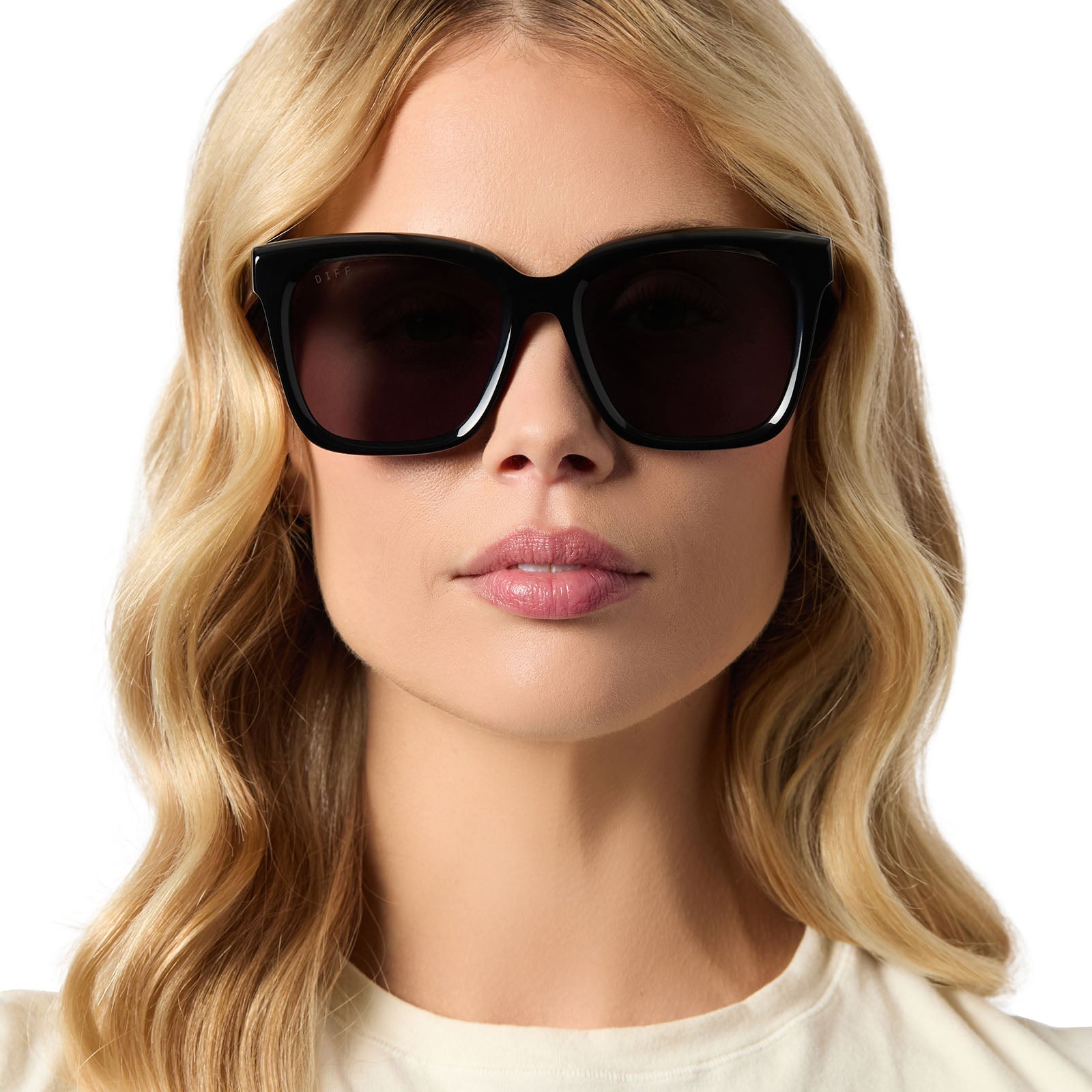 Meredith Sunglasses — Black + Grey
