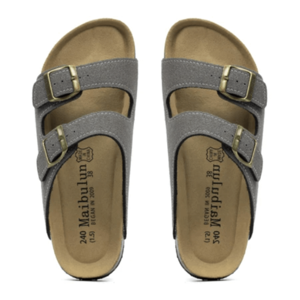 Maibulun Arizona Sandal — Grey Suede