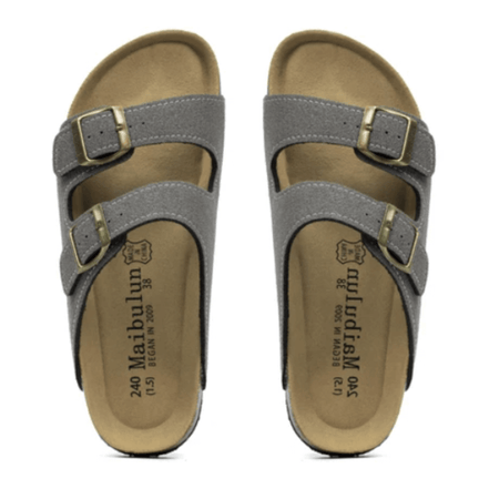 Maibulun Arizona Sandal — Grey Suede