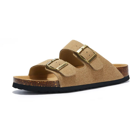 Maibulun Arizona Sandal — Light Brown Suede