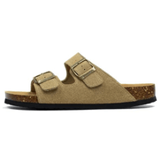 Maibulun Arizona Sandal — Light Brown Suede
