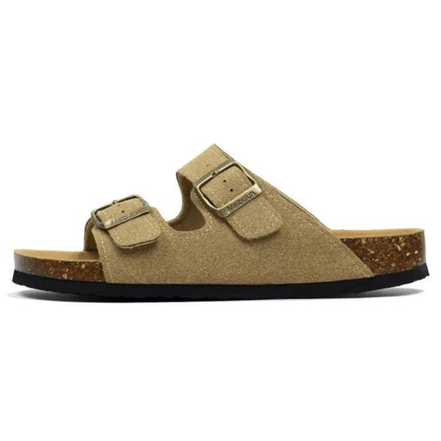 Maibulun Arizona Sandal — Light Brown Suede