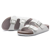 Maibulun Arizona Sandal — White Leather