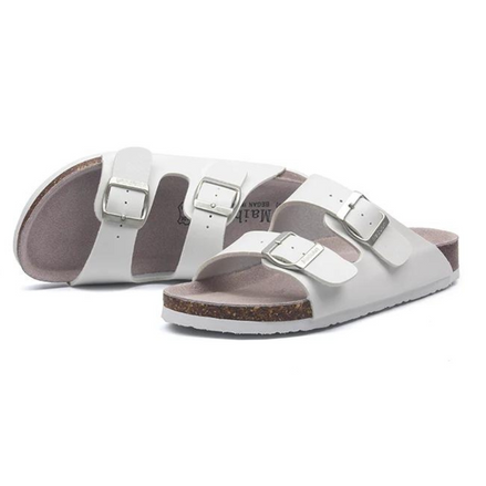 Maibulun Arizona Sandal — White Leather