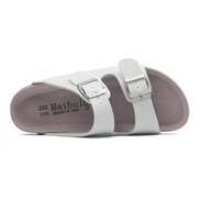 Maibulun Arizona Sandal — White Leather